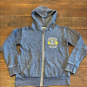 Vintage Havana Blue Zip Surf Hoodie - Size Medium.  Like new